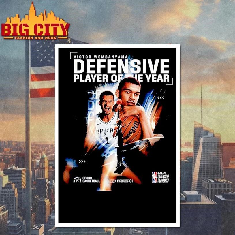 Congrats Victor Wembanyama San Antonio Spurs NBA Defensive Player Of The Year Shirt