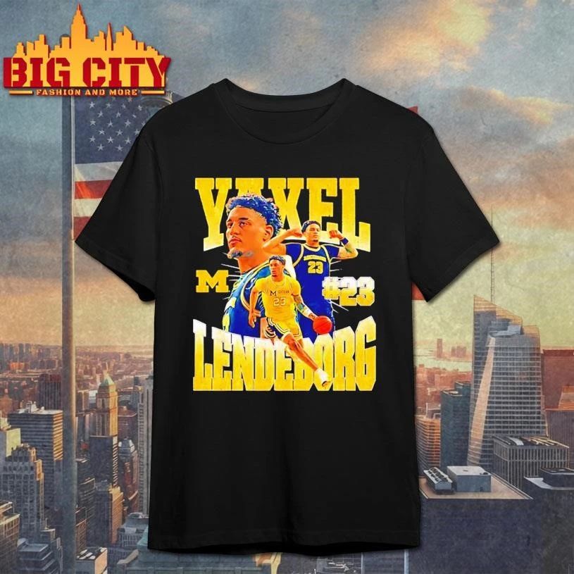 Yaxel Lendeborg 23 Michigan Wolverines men’s basketball Champions Shirt
