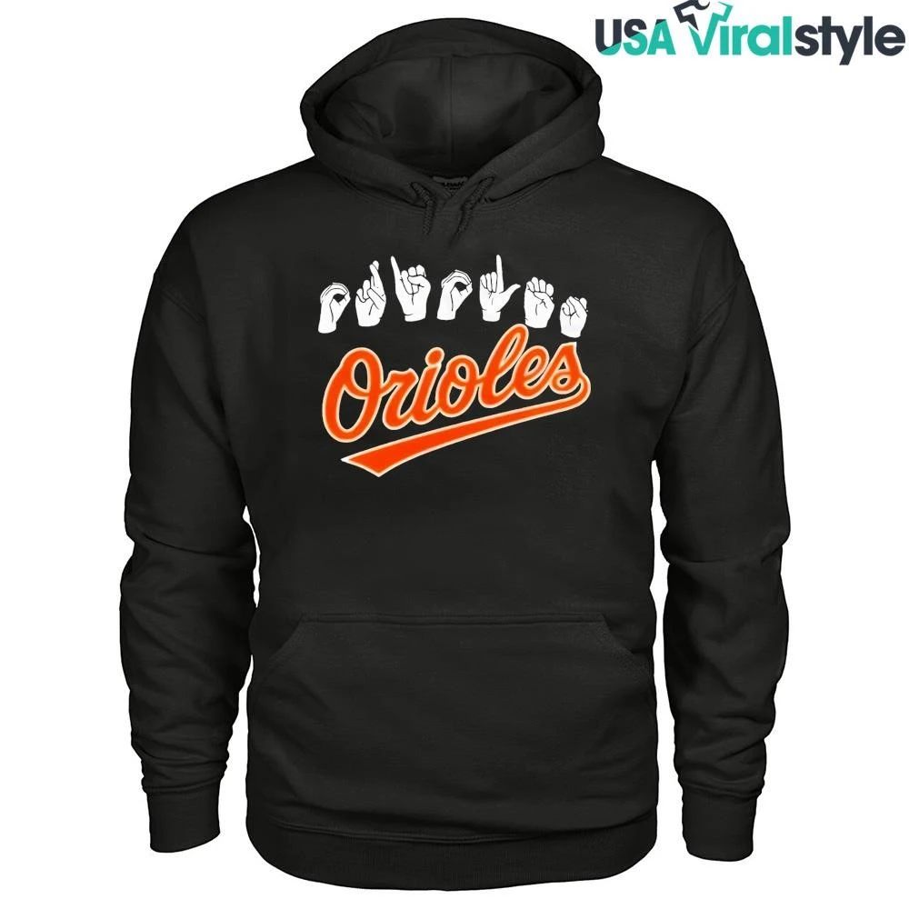 Orioles ASL Hand Sign Shirt