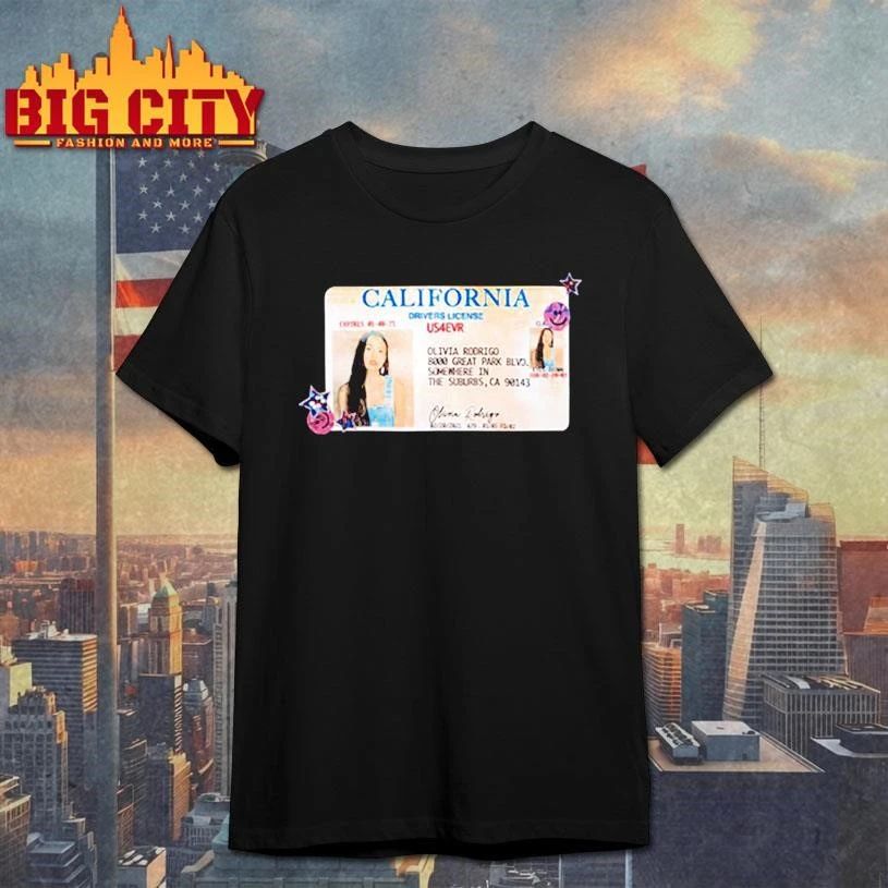 Olivia Rodrigo Drivers License 5 Year Anniversary Graphic Shirt