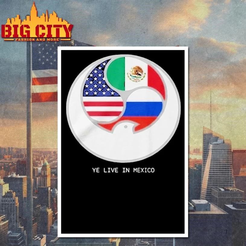 Kanye West Ye Sofi Stadium Live In Mexico 2026 Shirt