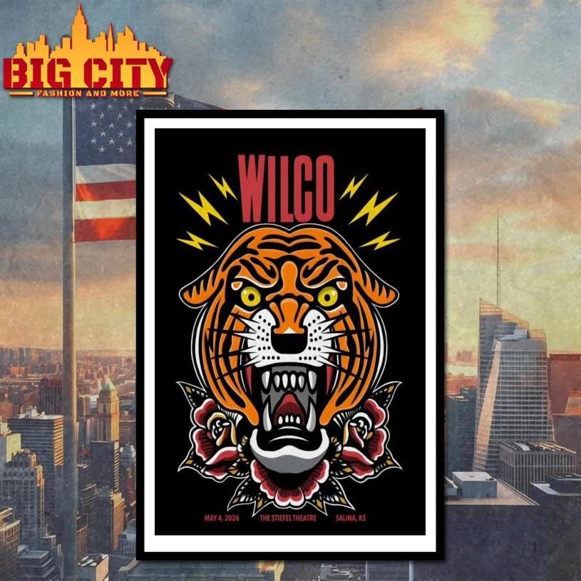 Wilco May 4 2026 In Salina KS Poster Shirt