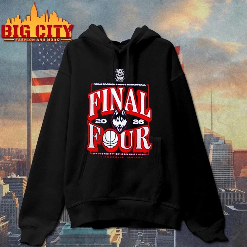 UConn Huskies 2026 NCAA Men’s Basketball Tournament March Madness Final Four College Shirt
