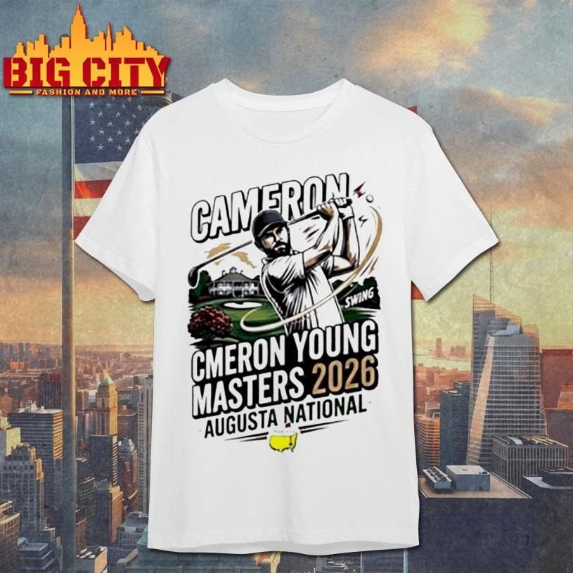 Cameron Young Augusta National Masters 2026 Golf Graphic Shirt