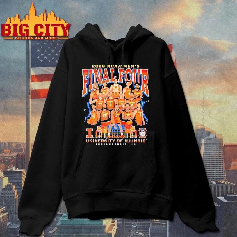 University Of Illinois Mens Basketball 2026 Final Four Shirt