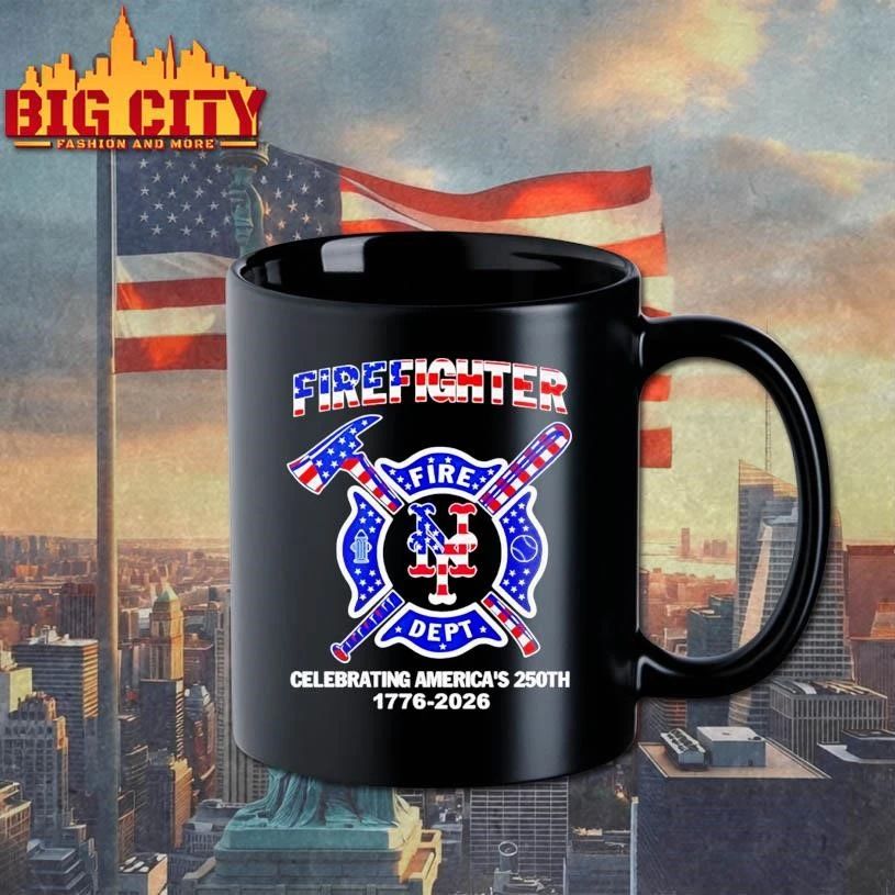 New York Mets x Firefighter Fire Dept Celebrating America’s 250th 1776 2026 Shirt