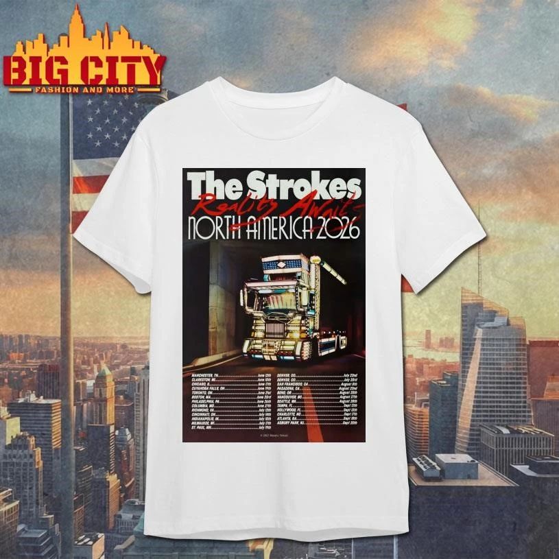 The Strokes North America 2026 Tour Poster Shirt