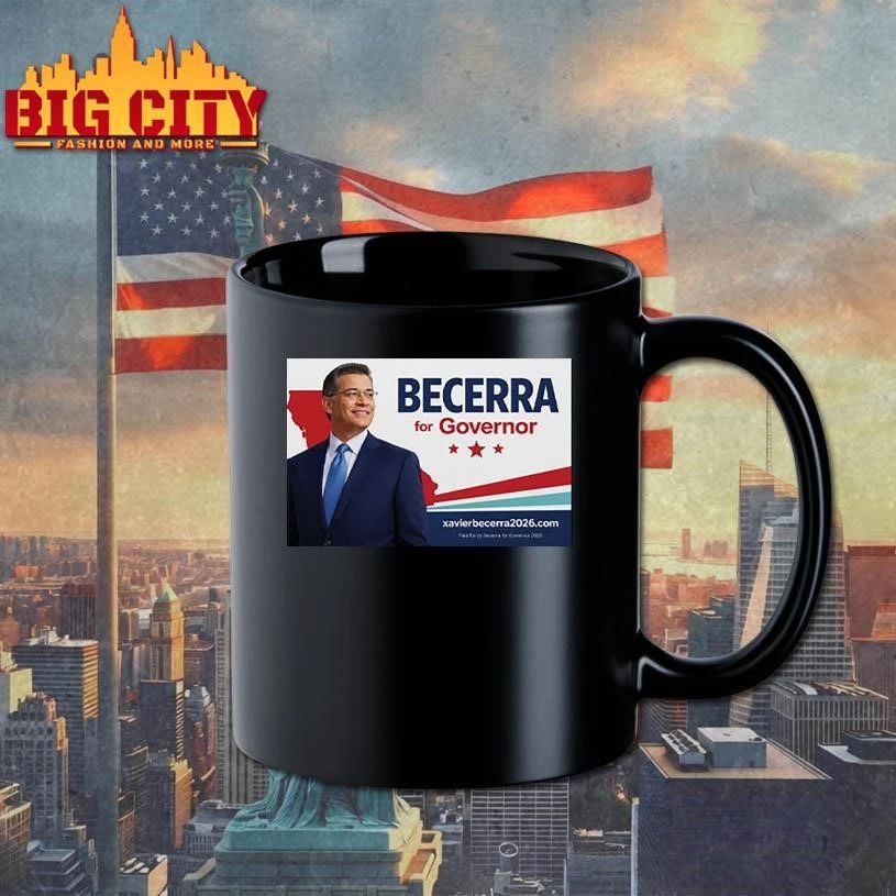 Vote Xavier Becerra 2026 Governor California Political Campaign Shirt