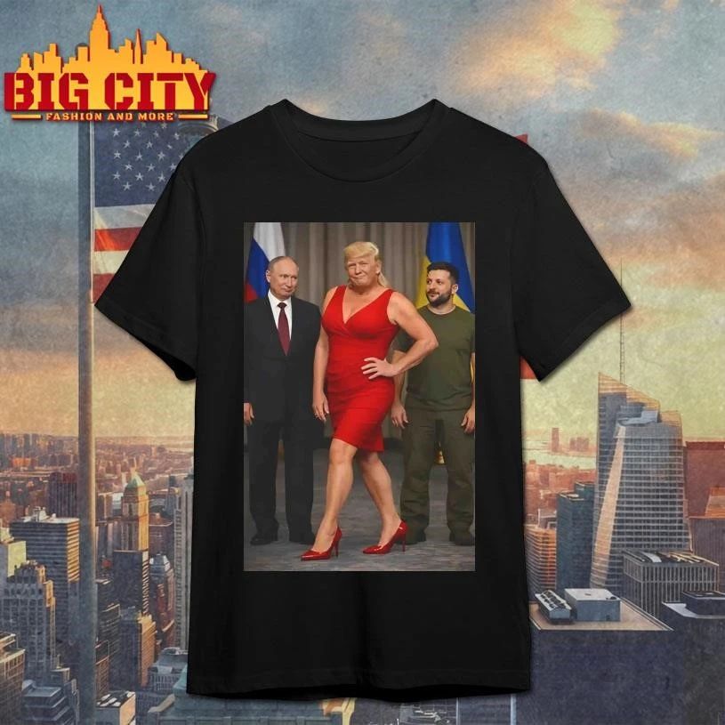Funny Trump Wear A Dress Meme Shirt