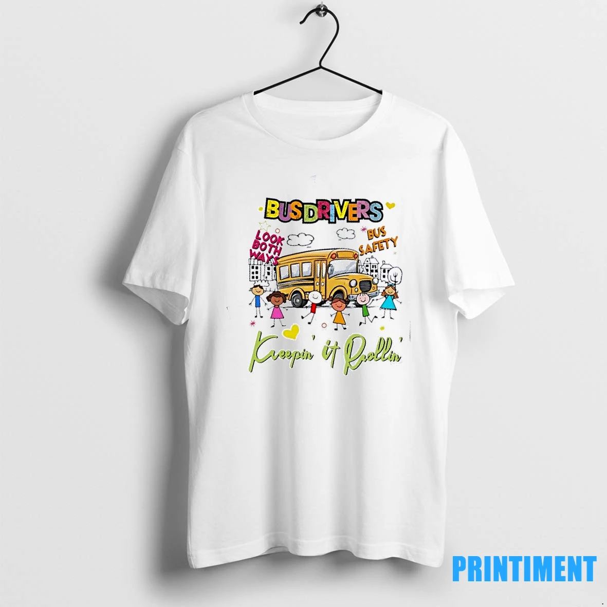 Bus Driver Look Both Ways Bus Safety Keepin It Rollin Tshirts Sweater