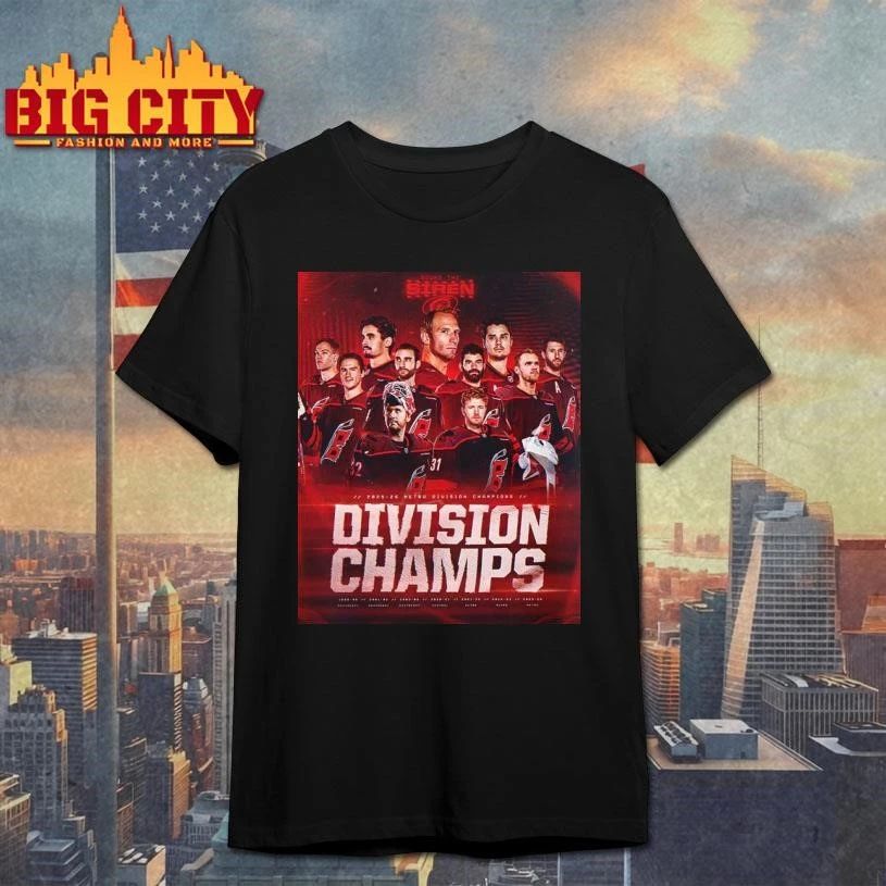 Carolina Hurricanes NHL 2025 2026 Metro Division Champions Sound The Siren Shirt