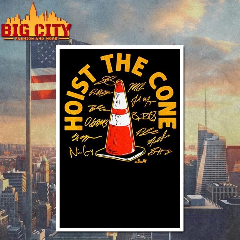 Hoist the Cone Pittsburgh Baseball Signatures Graphic Shirt
