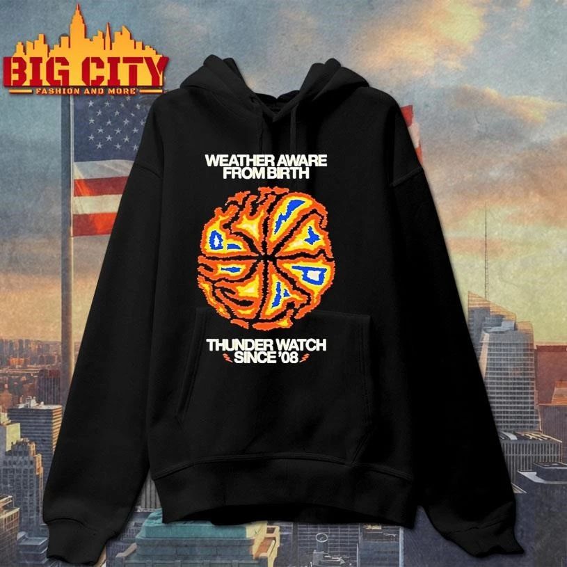 Weather Aware From Birth Thunder Watch Since 08 Vintage Shirt