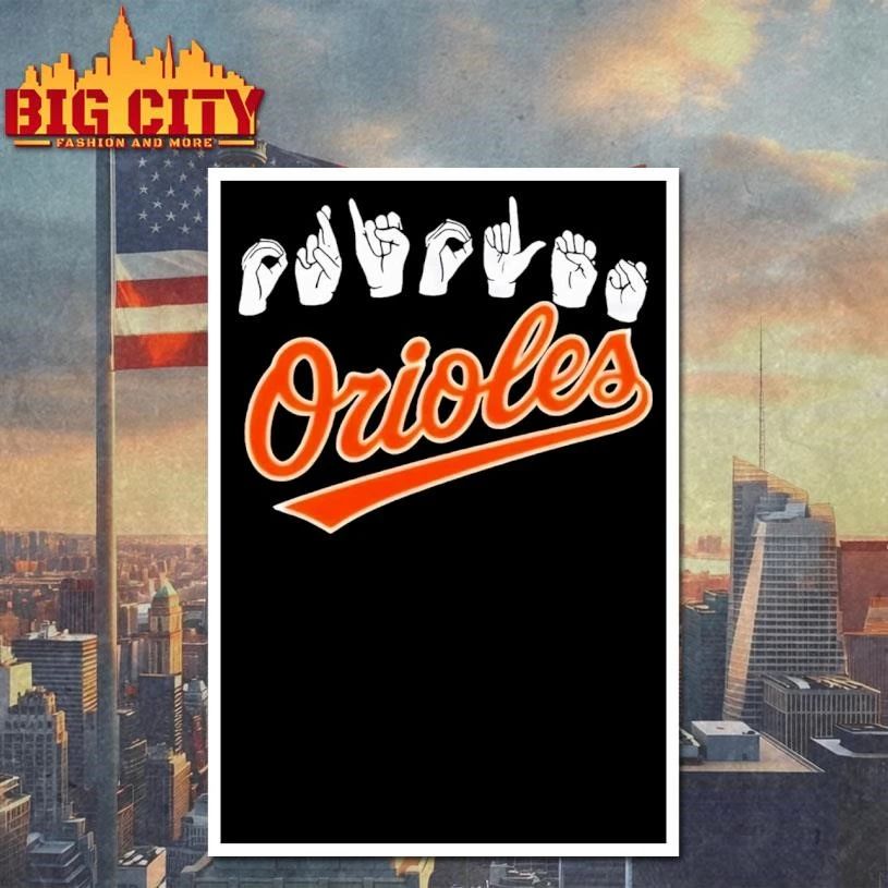 Orioles ASL Hand Sign Shirt
