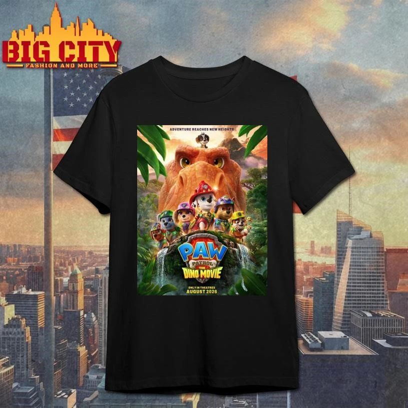 PAW Patrol The Dino Movie 2026 In Theaters August 14 2026 Poster Shirt