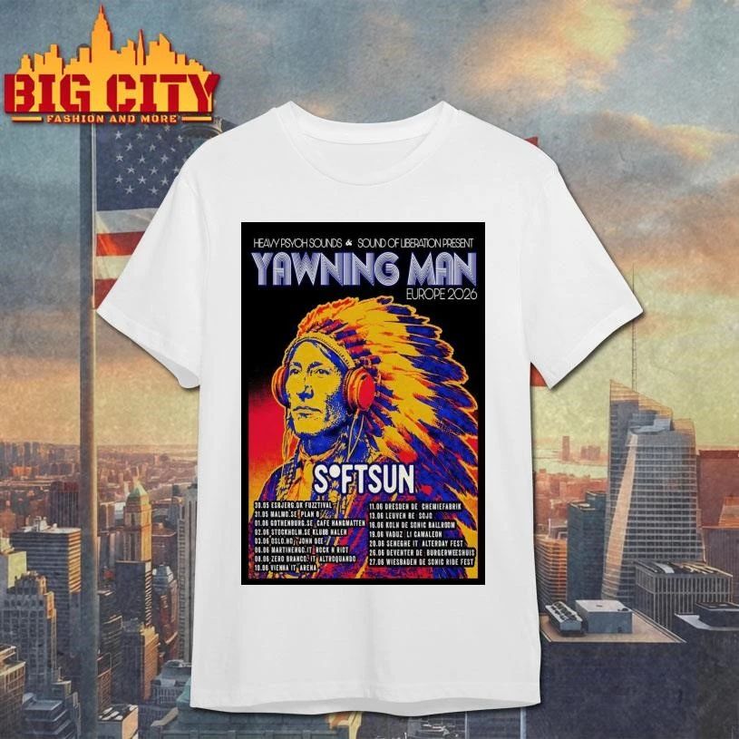 Yawning Man 2026 Europe Tour Poster Shirt