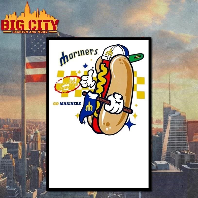 Seattle Mariners World Famous Hot Dog 2026 Shirt