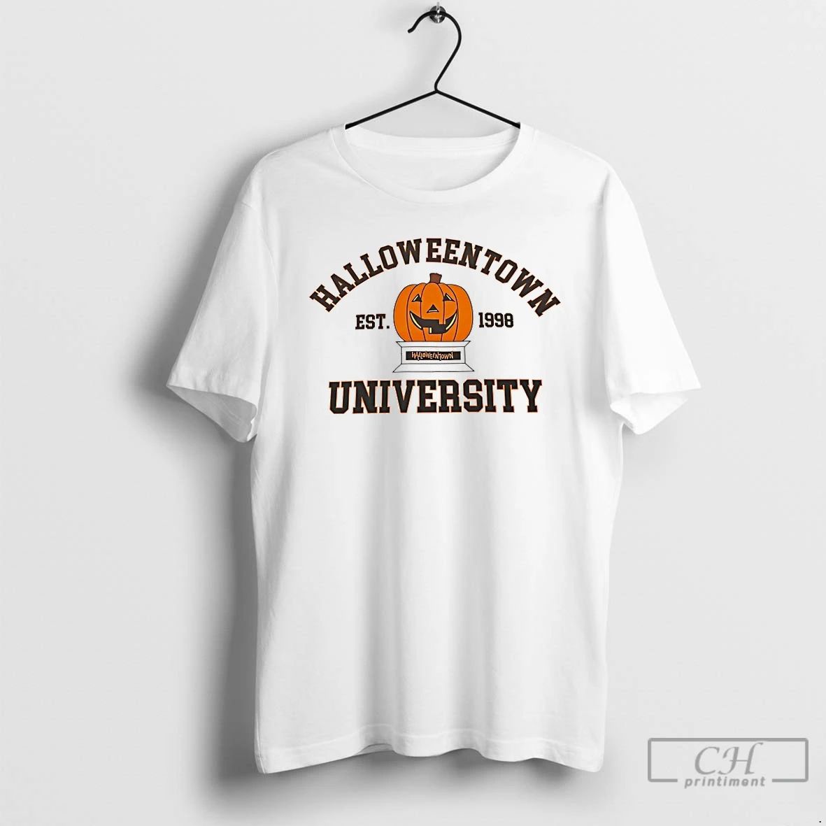 Classic Pumpkin Halloweentown University Est 1998 T Shirts