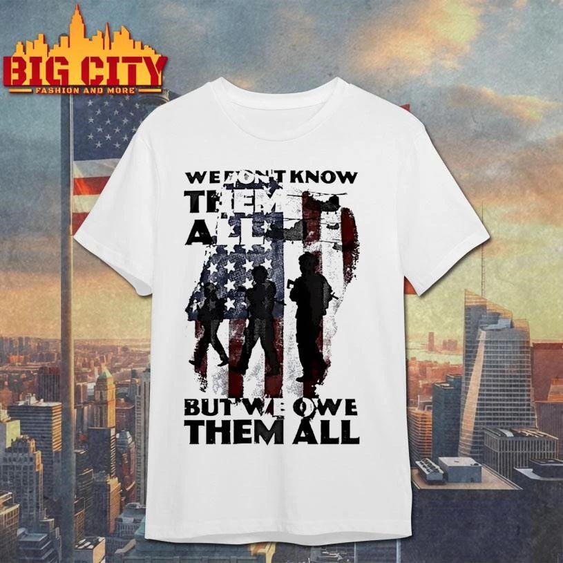 We Dont Know Them All But We Owe Them All 1 Nation Club April 2026 Vintage Shirt