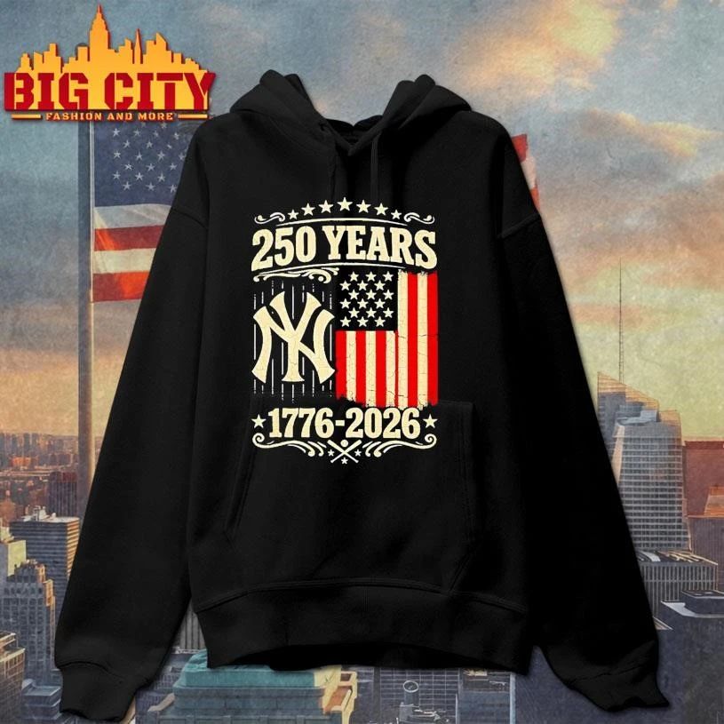 New York Yankees celebrating USA 250th years anniversary 1776 to 2026 retro Shirt