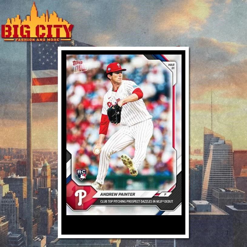 Andrew Painter 2026 MLB Topps NOW Card Shirt