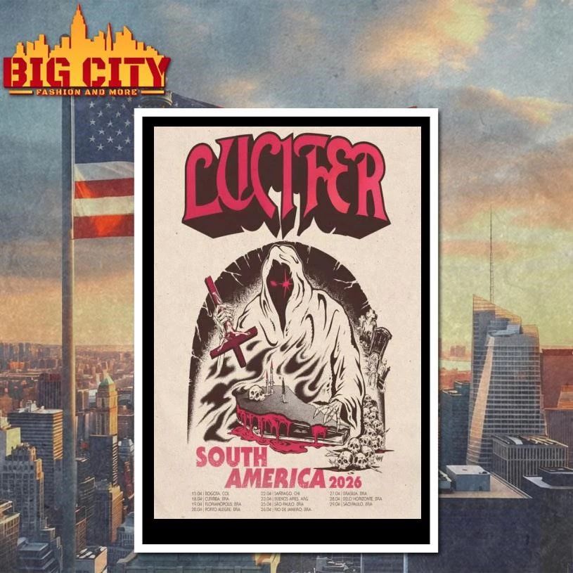 Lucifer South America 2026 Tour Poster Shirt