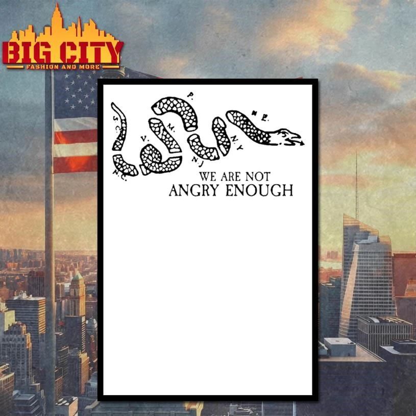 We Are Not Angry Enough Shirt