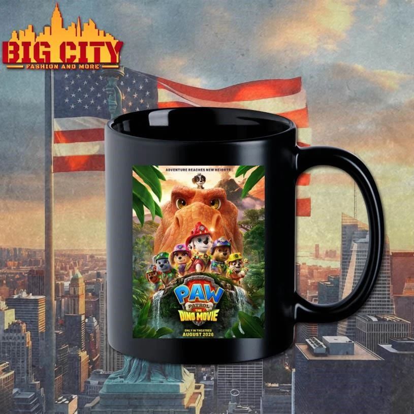 PAW Patrol The Dino Movie 2026 In Theaters August 14 2026 Poster Shirt