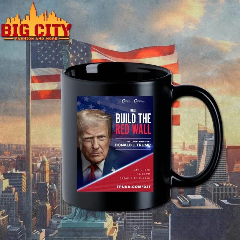 Build The Red Wall Featuring President Donald J. Trump Arizona Graphic Shirt