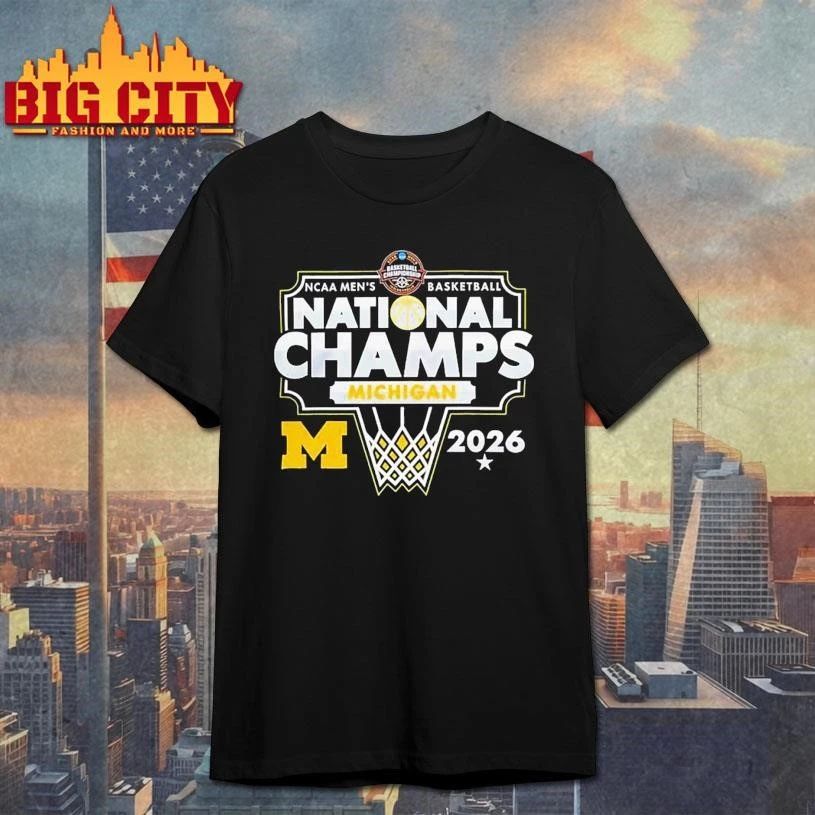 Michigan Wolverines 2026 NCAA Men’s Basketball National Champions Shirt