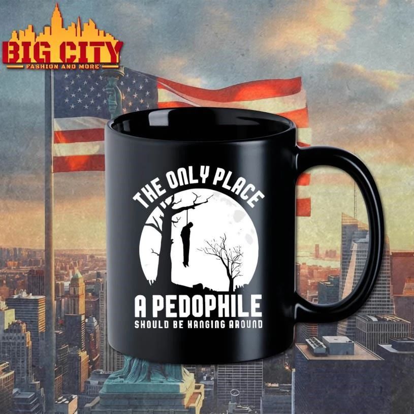 The Only Place A Pedophile Should Be Hanging Around Graphic Shirt