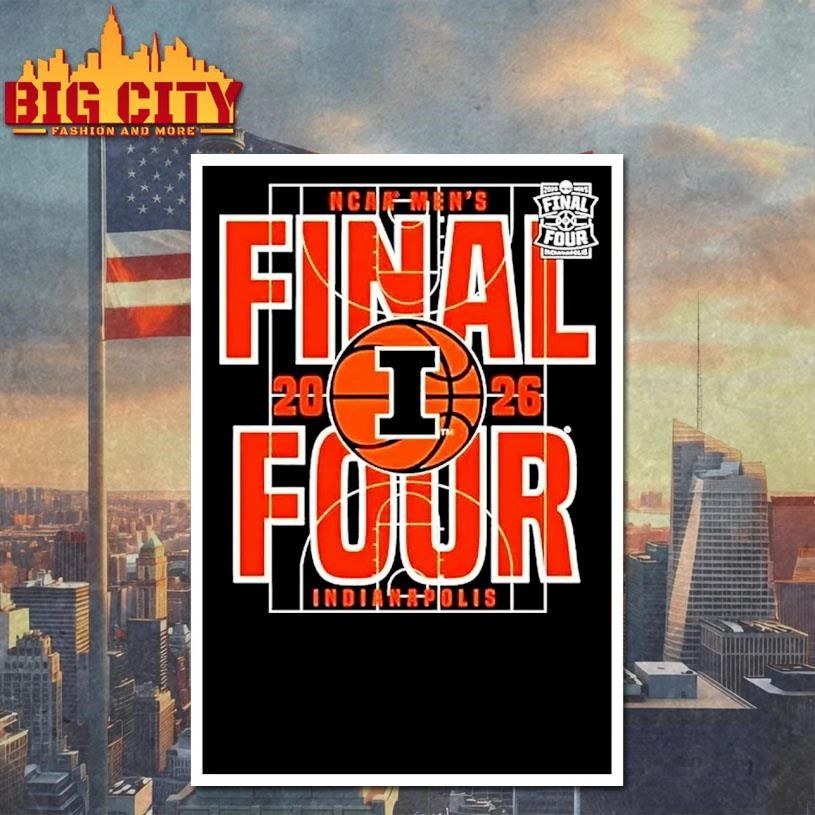 Ncaa March Madness Illinois Fighting Illini Basketball Indianapolis 2026 Shirts