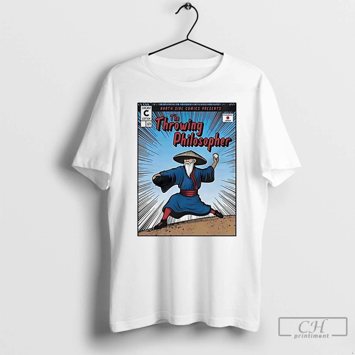 Classic Chicago Cubs North Side Baseball The Throwing Philosopher T Shirts