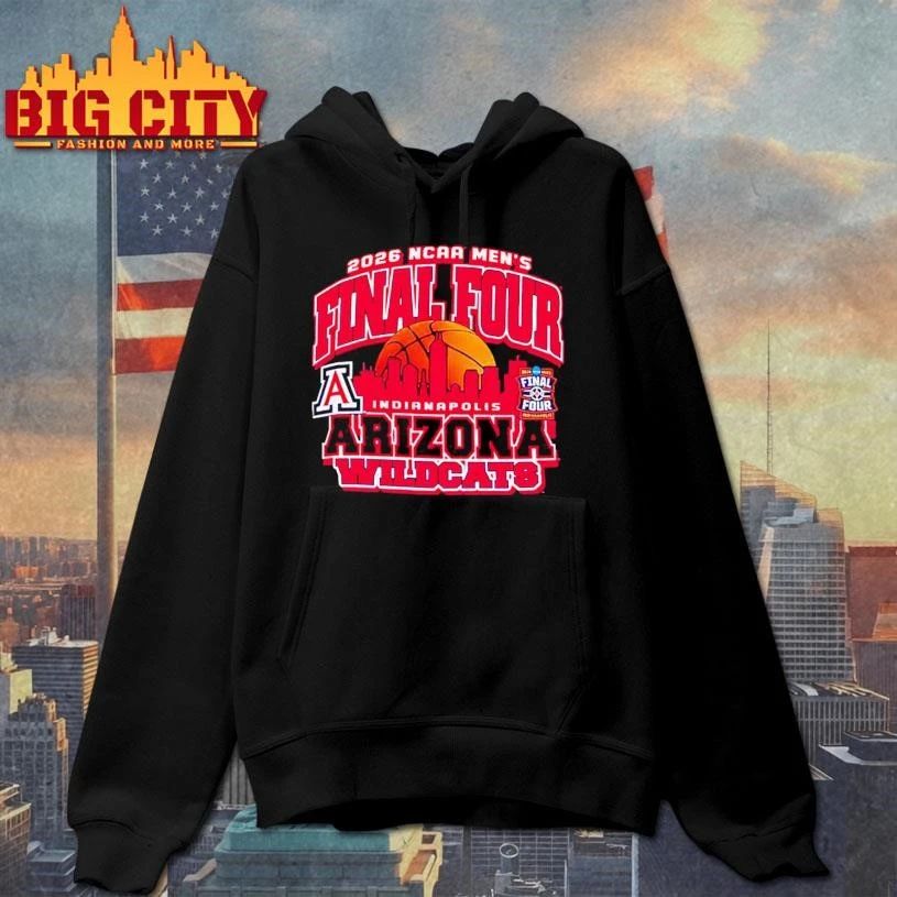Arizona Wildcats 2026 NCAA Men’s Basketball Final Four Bound city skyline Shirt
