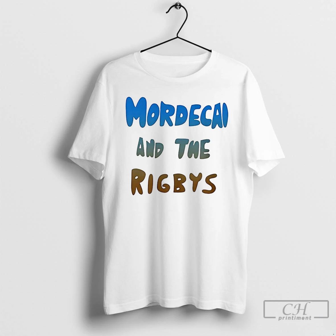 Classic Mordecai And The Rigbys Regular Show Cartoon Character T Shirts