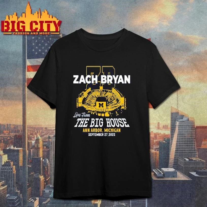 Zach Bryan Go Blue Hoodie The Big House Shirt