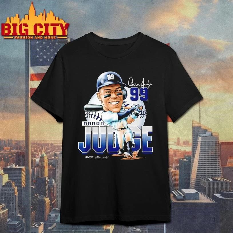 Aaron Judge New York Baseball Mudge Studios MLBPA Graphic Shirt