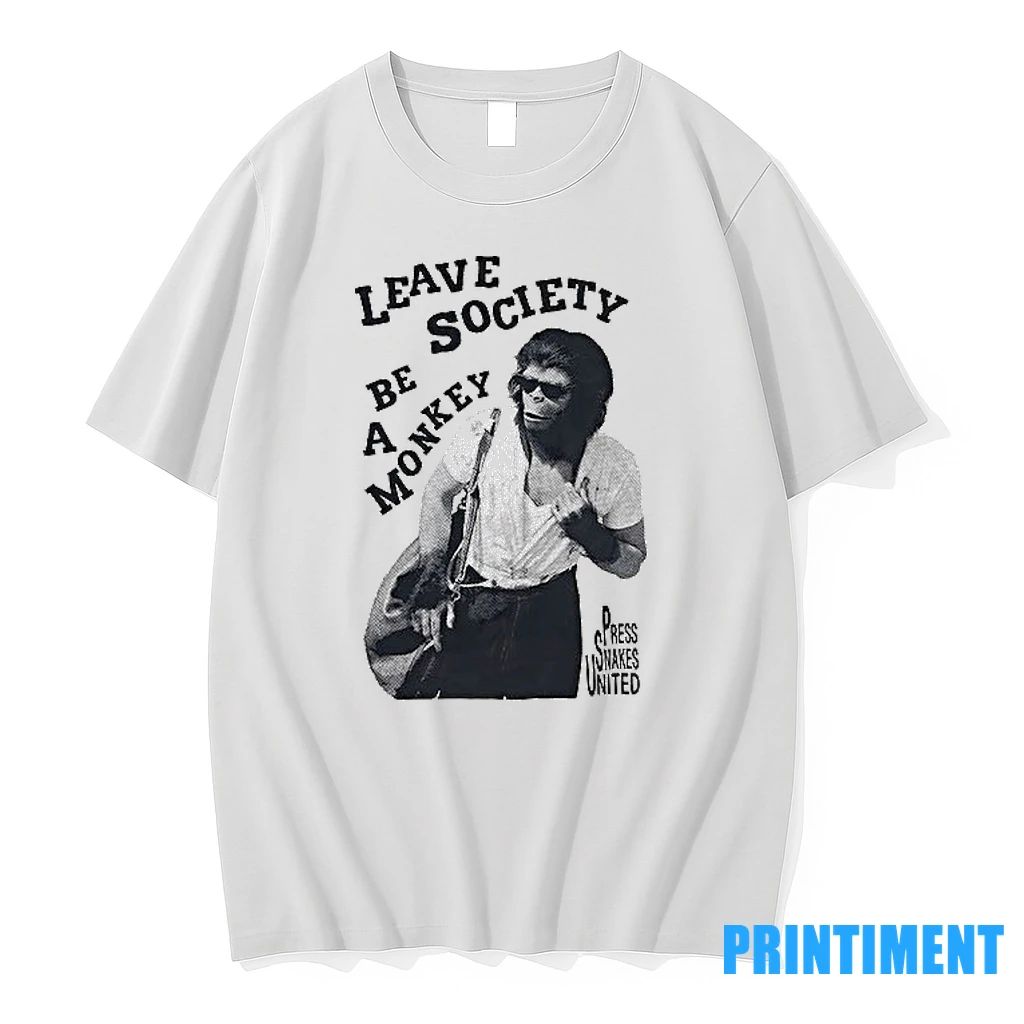 Leave Society Be A Monkey Tshirts Sweater