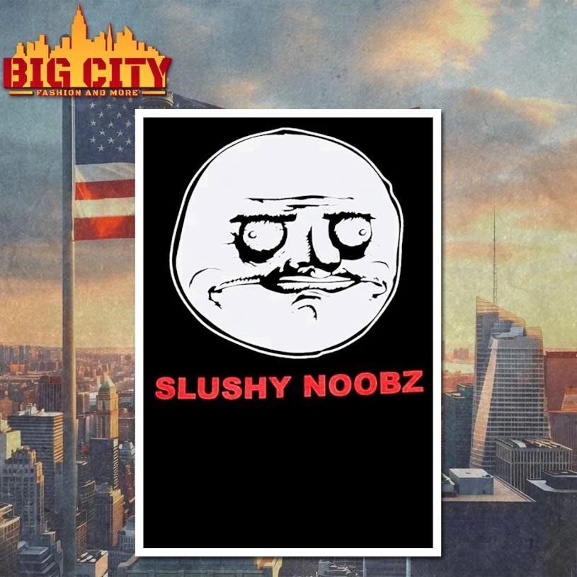 Slushy Noobz Merch Funny Face Shirt