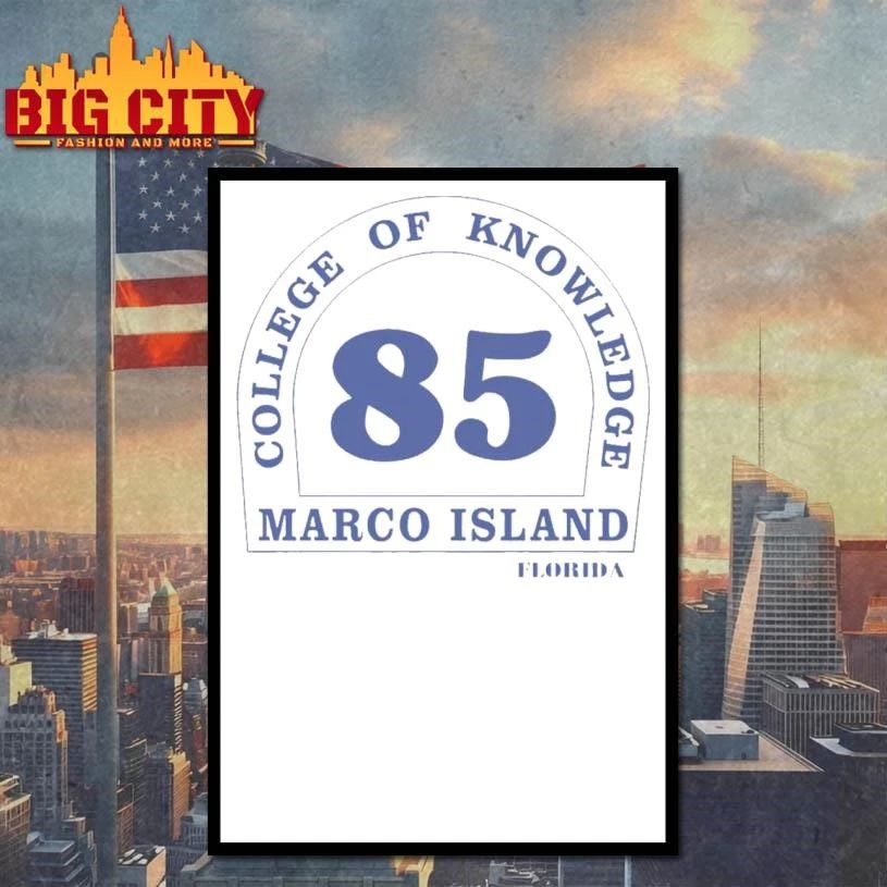 Aloysius Aiken College Of Knowledge 85 Marco Island Graphic Shirt