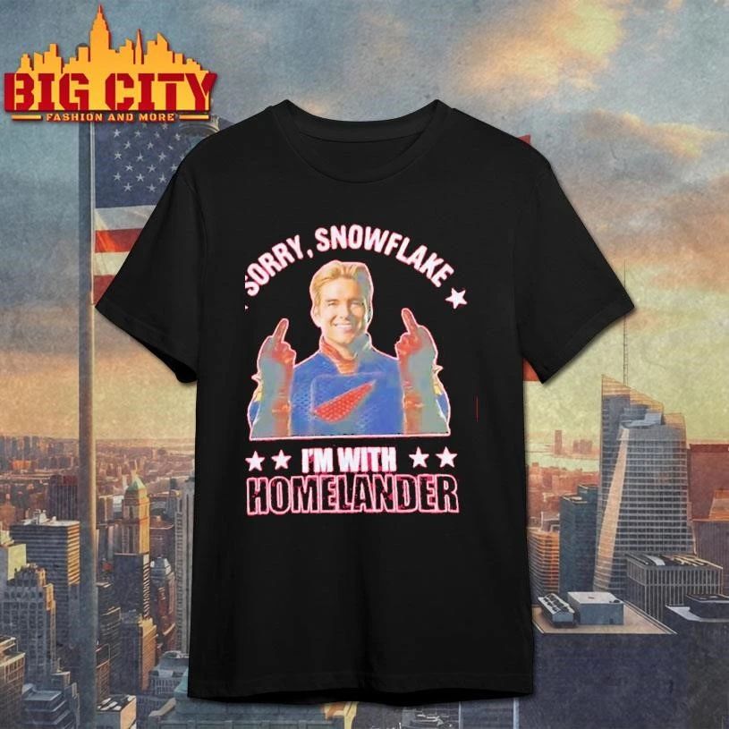The Boys Season 5 Soldier Boy Sorry Snowflake I’m With Homelander middle finnger shirt