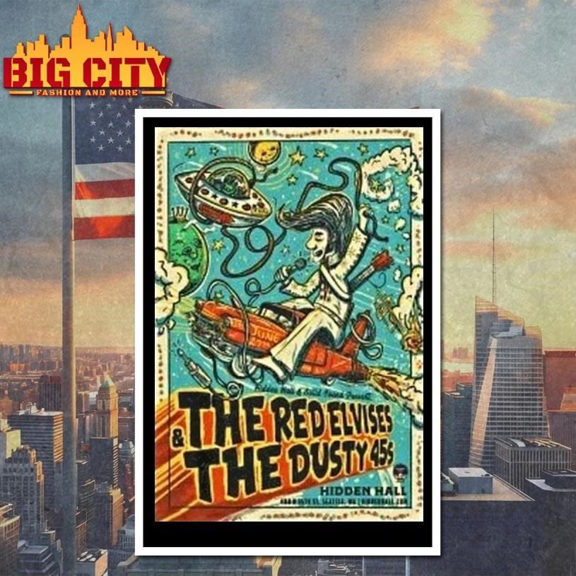The Red Elvises And The Dusty 45s Seattle Wa On Jun 27 2026 Tour Shirt