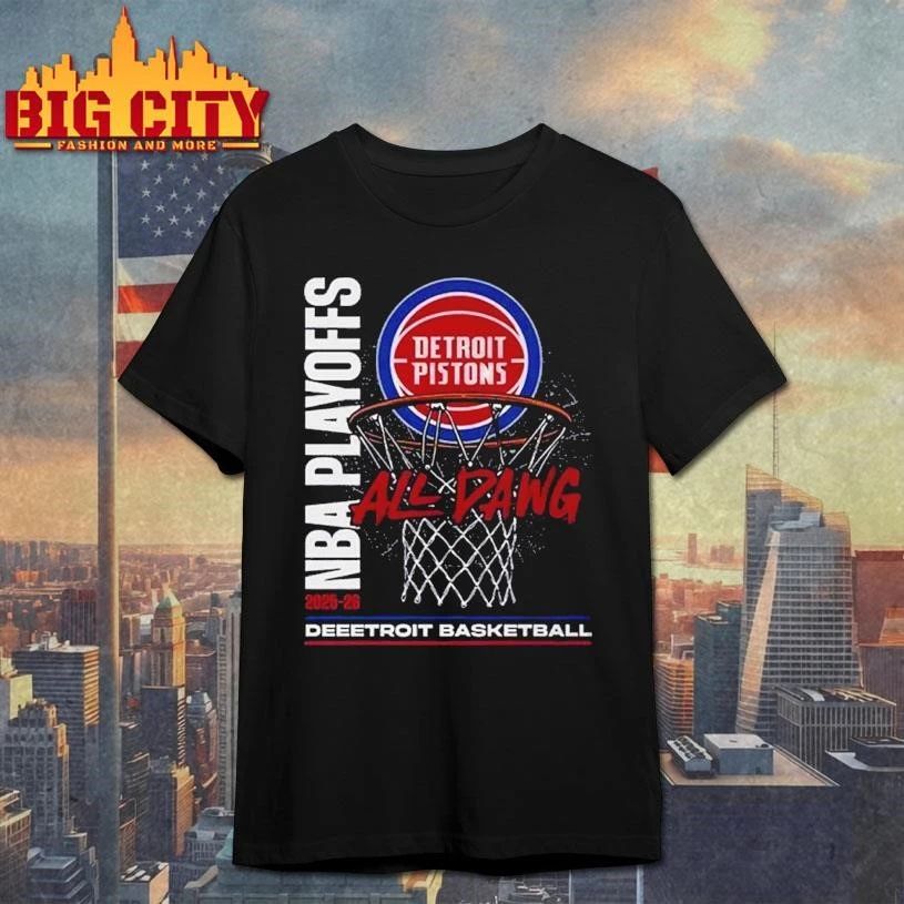 Detroit Pistons 2026 NBA playoffs roster list shirt