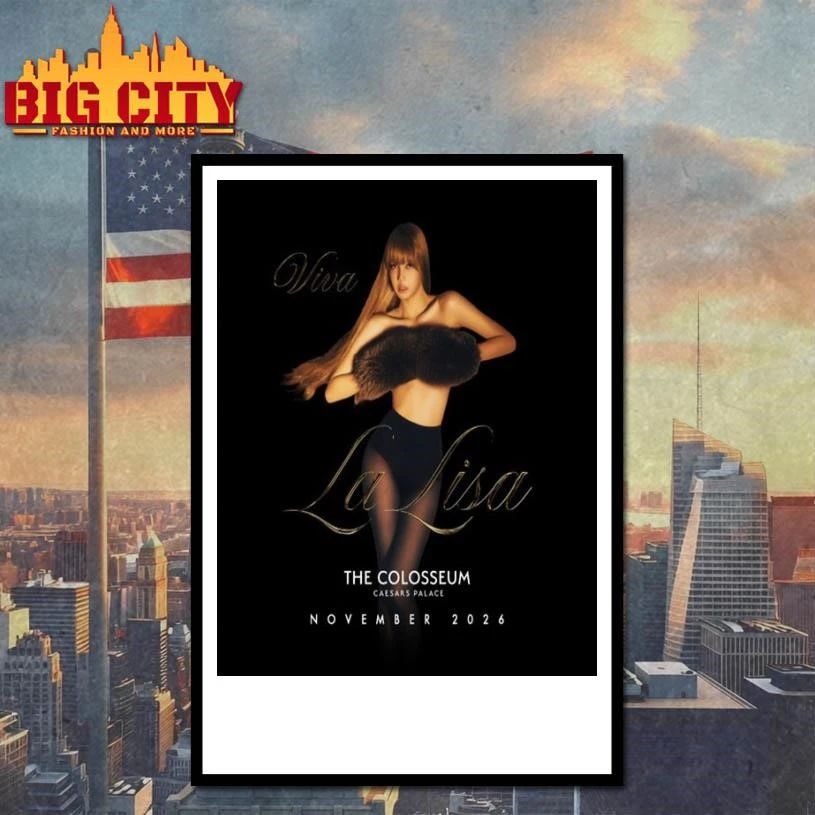 Lisa BLACKPINK Viva La Lisa At The Colosseum Caesars Palace On November 2026 Poster Shirt