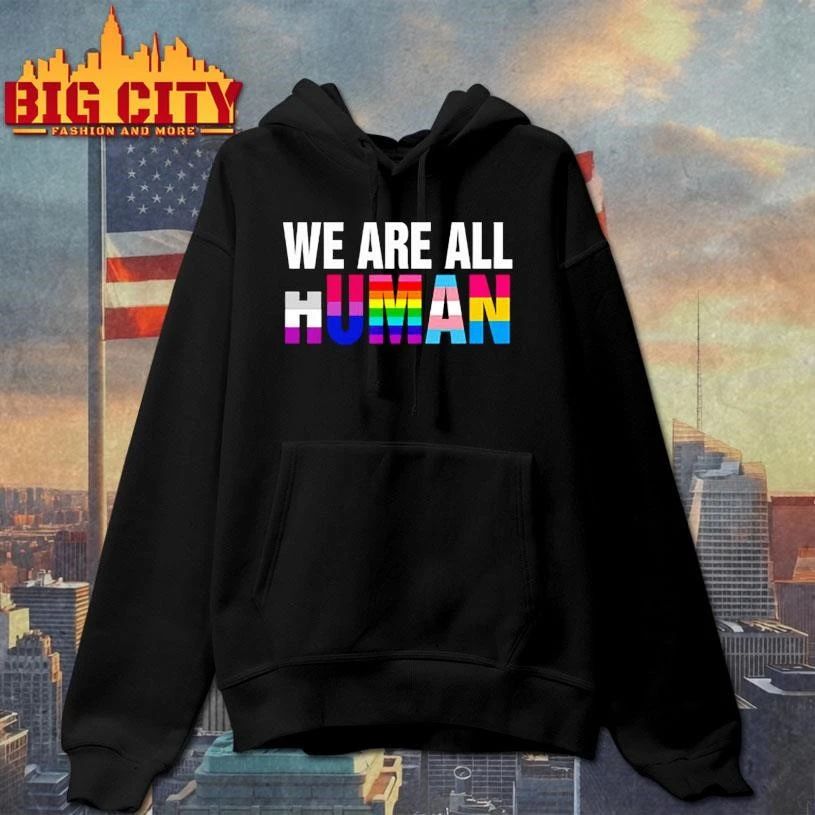 LGBT We Are All Human Graphic Shirt