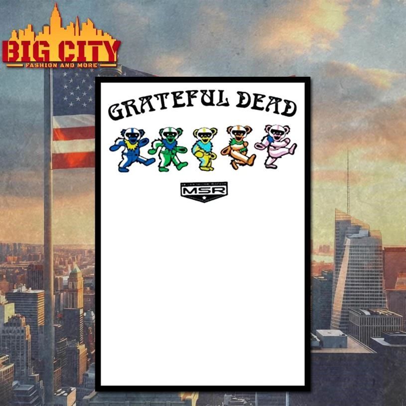 MSR x Grateful Dead Merch Dead Racing Bears Shirt