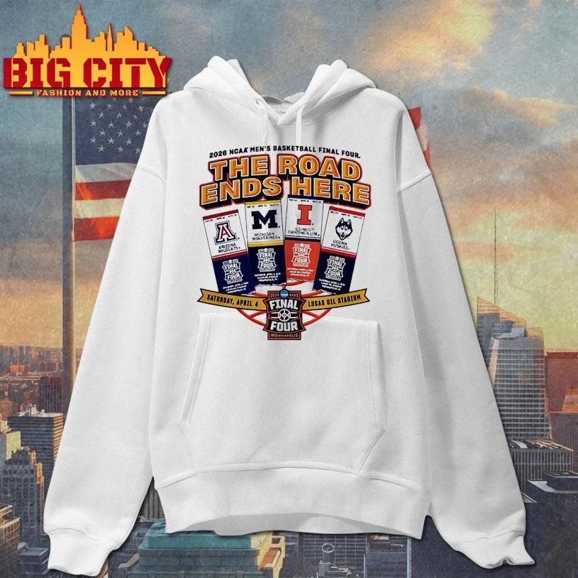 2026 Men’s Basketball Final Four Tickets Arizona Michigan Illinois Uconn Shirt