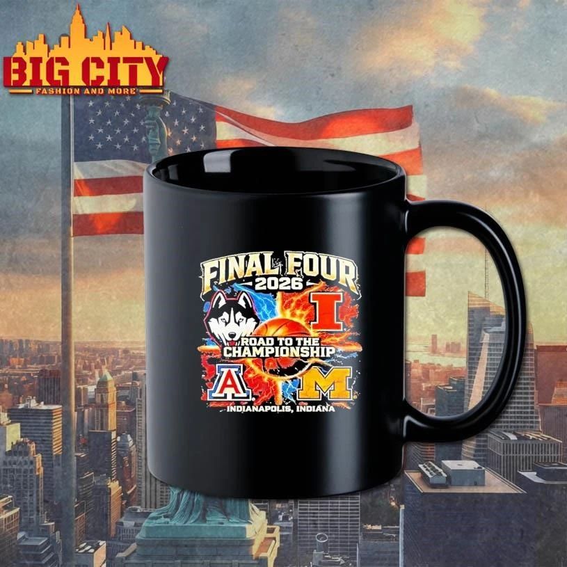 Final Four Showtime Indianapolis Uconn Michigan Arizona Illinois 2026 Shirt