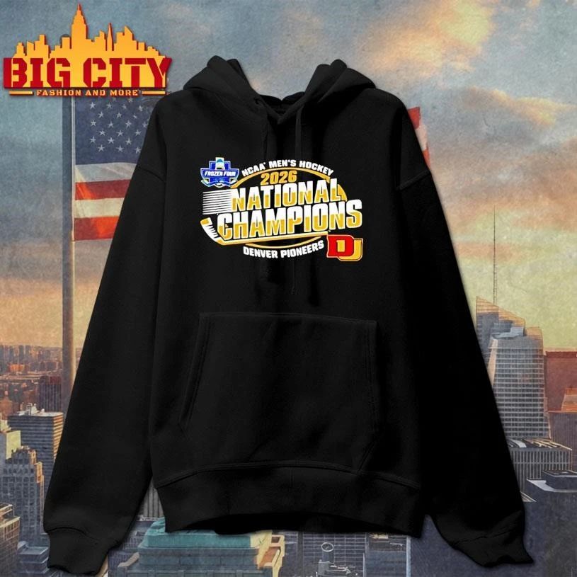 Denver Pioneers Mens Ice Hockey National Champions 26 Shirt