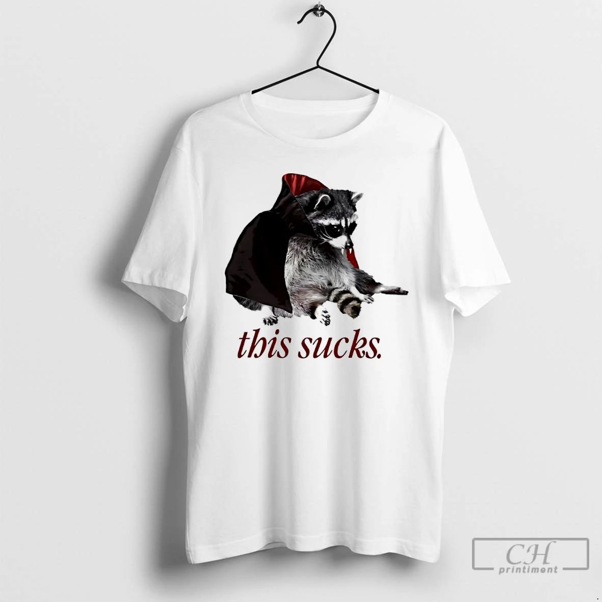 Classic Vampire Raccoon This Sucks Halloween T Shirts